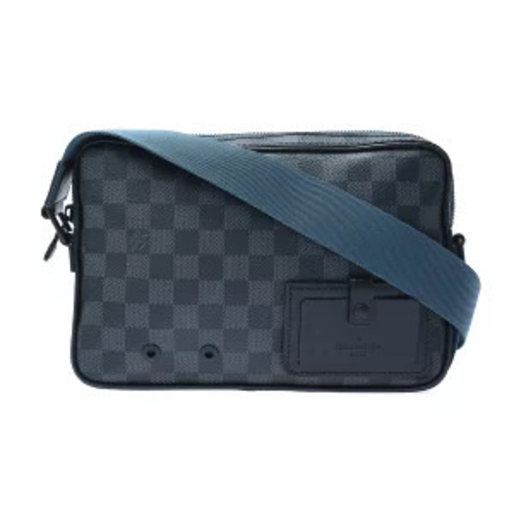 Louis Vuitton Damier Graphite Black Alpha Messenger Black Canvas Shoulder Bag